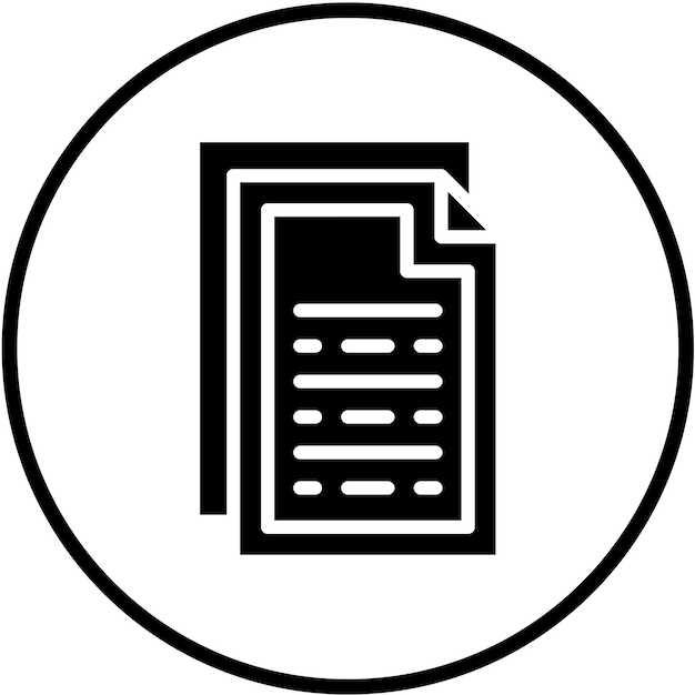 Style d'icône du fichier de conception vectorielle