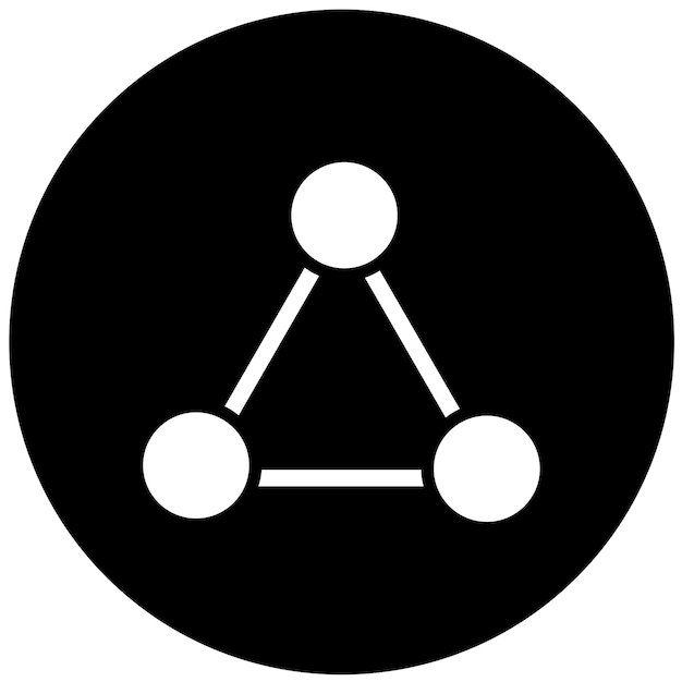 Style de l'icône du joint composé de conception vectorielle