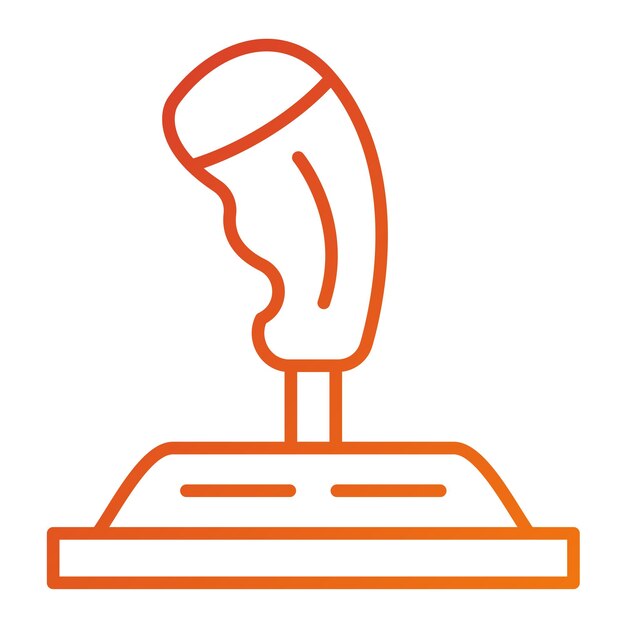 Le style de l'icône du joystick de conception vectorielle
