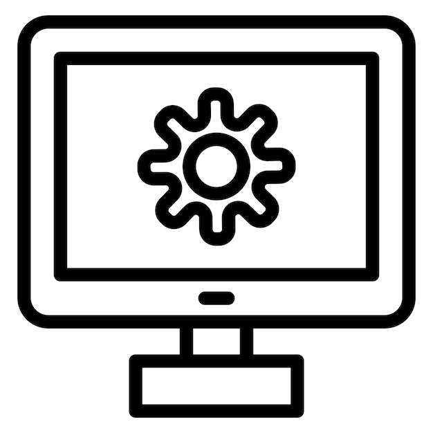 Style d'icône du logiciel de conception vectorielle