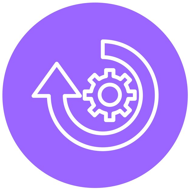 Le style de l'icône du point de self-service de conception vectorielle