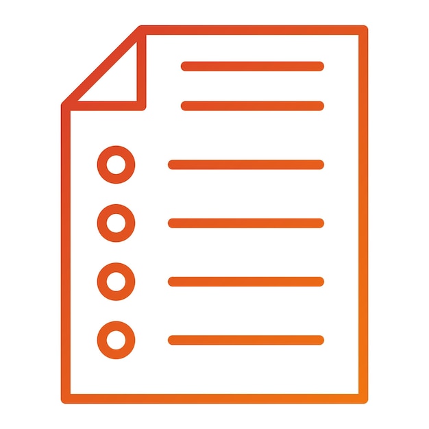 Style de l'icône du rapport de conception vectorielle