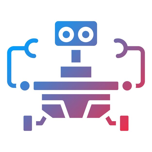 Style de l'icône du robot spatial