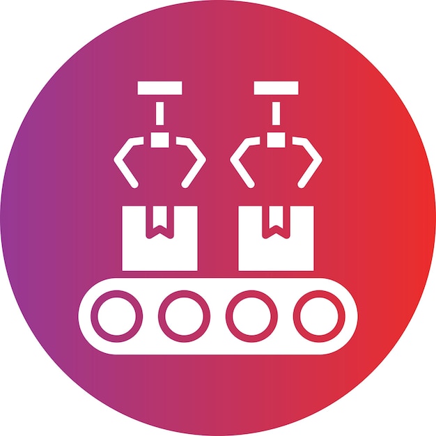 Le style d'icône du système d'assemblage flexible de conception vectorielle