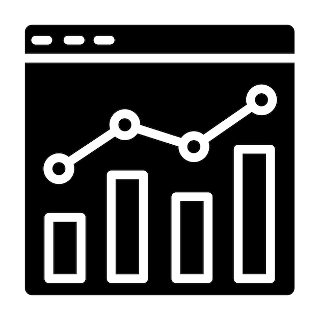 Le style de l'icône du tableau de bord du site Web