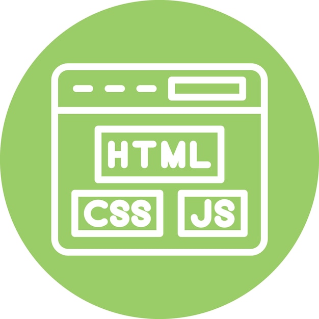 Le Style D'icône Html Js Css