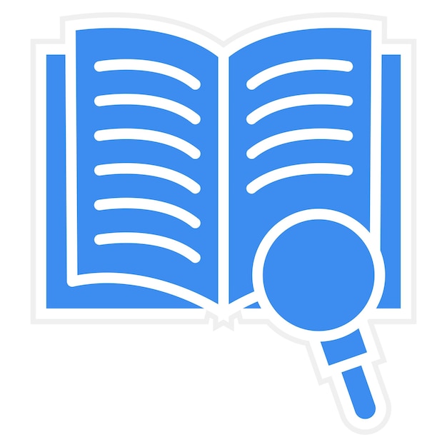 Style de l'icône de lecture de la conception vectorielle
