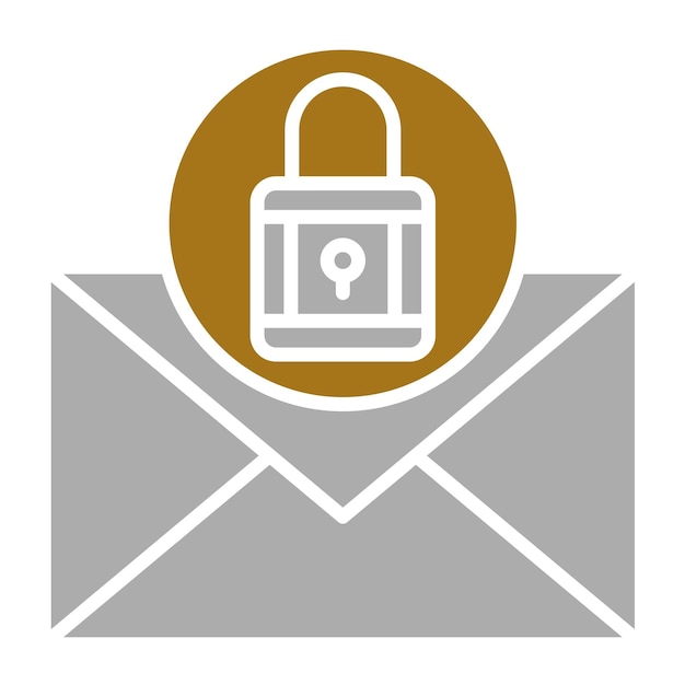 Style d'icône des messages de conception vectorielle