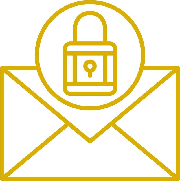 Style d'icône des messages de conception vectorielle
