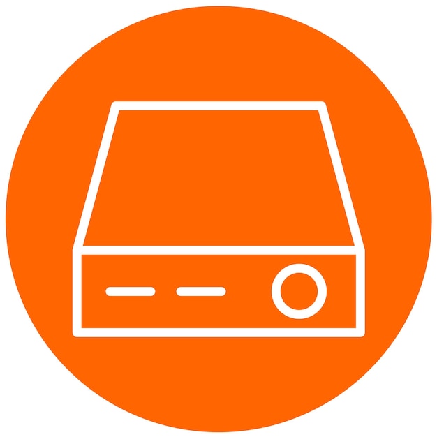 Le style de l'icône Mini ITX de conception vectorielle