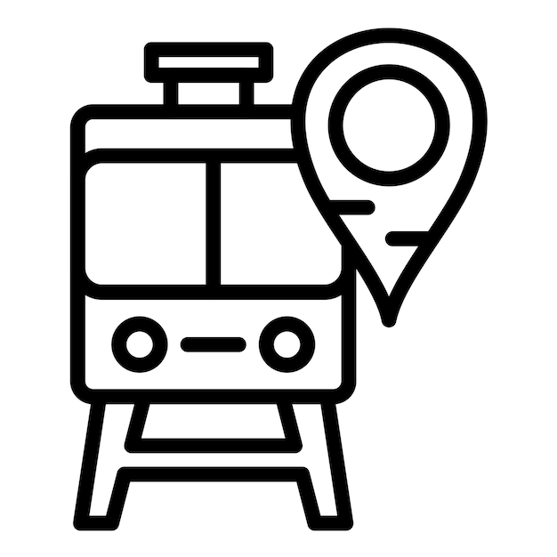 Style d'icône de navigation de conception vectorielle