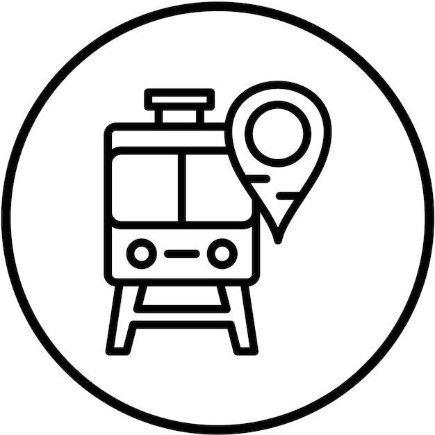 Style d'icône de navigation de conception vectorielle