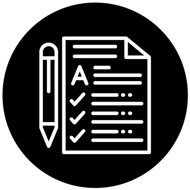 Style d'icône de notation de conception vectorielle