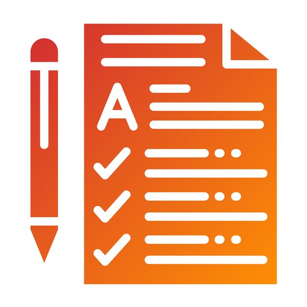 Style d'icône de notation de conception vectorielle