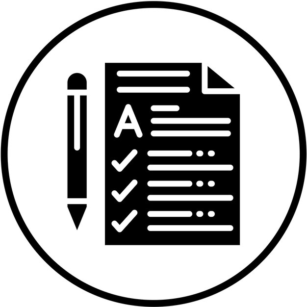Style d'icône de notation de conception vectorielle