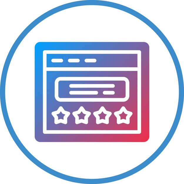 Style de l'icône de notation du site Web