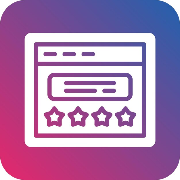 Style de l'icône de notation du site Web