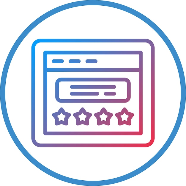 Style de l'icône de notation du site Web