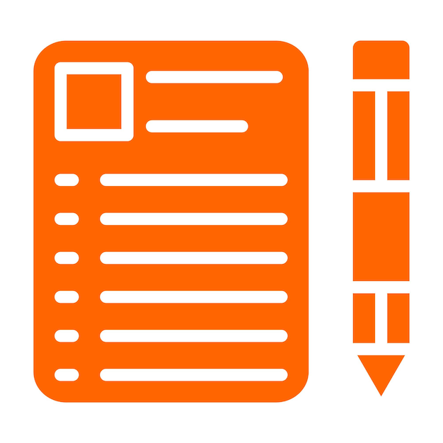 Style de l'icône des notes de sortie de conception vectorielle