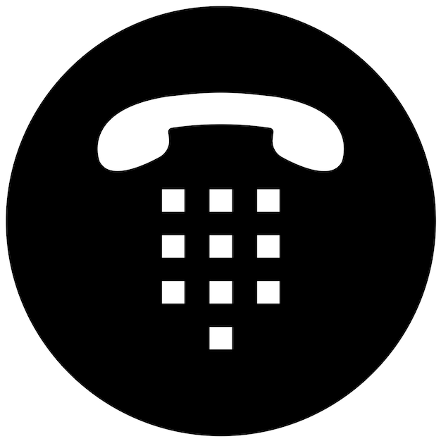 Le style de l'icône de la numérotation automatique de conception vectorielle