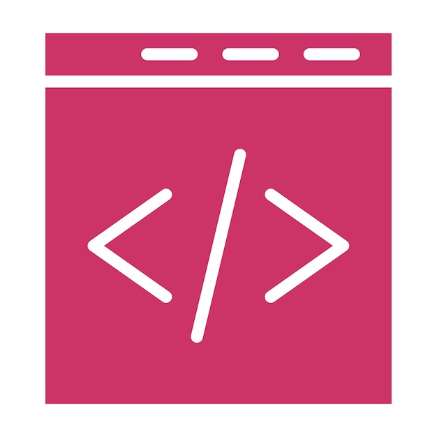 Style d'icône de l'outil de script de conception vectorielle