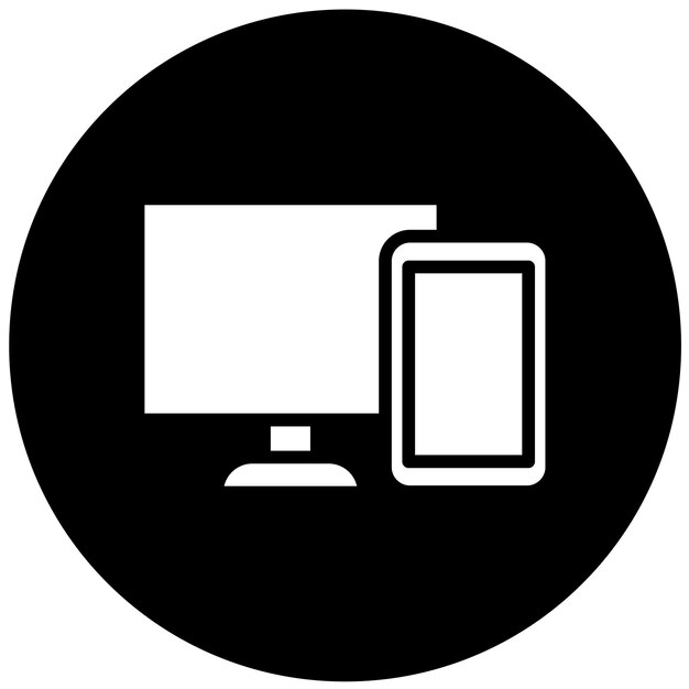 Le style d'icône de la plateforme DIY de conception vectorielle