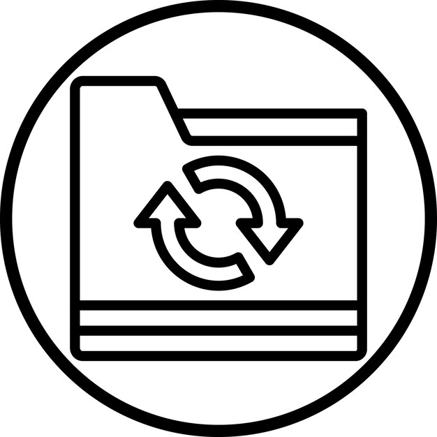 Style d'icône de sauvegarde de fichier de conception vectorielle