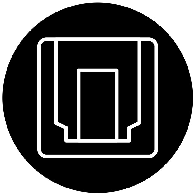 Le style de l'icône SPDIF de la conception vectorielle