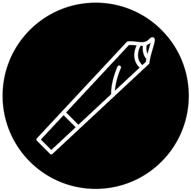 Le style de l'icône Spliff de la conception vectorielle