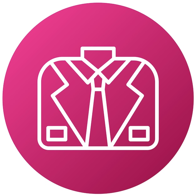 Le style d'icône de Tuxedo de conception vectorielle