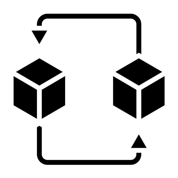 Le style d'icône de la version bêta de la conception vectorielle
