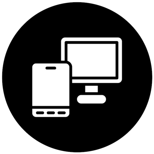 Le style des icônes des gadgets de conception vectorielle