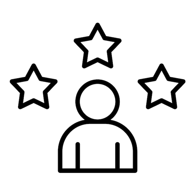 Style d'illustration vectorielle de la confiance en soi