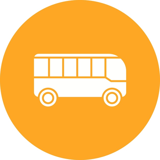 Style d'illustration vectorielle du bus