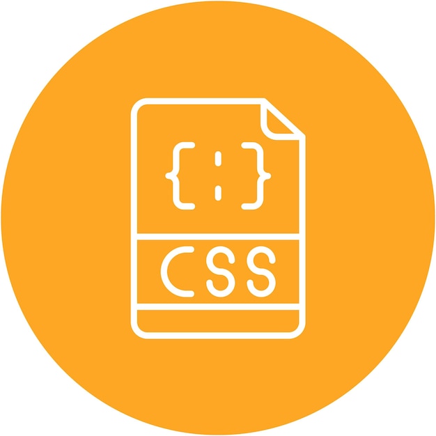 Style d'illustration vectorielle du fichier Css