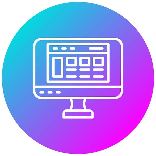 Style d'illustration vectorielle de l'interface Web