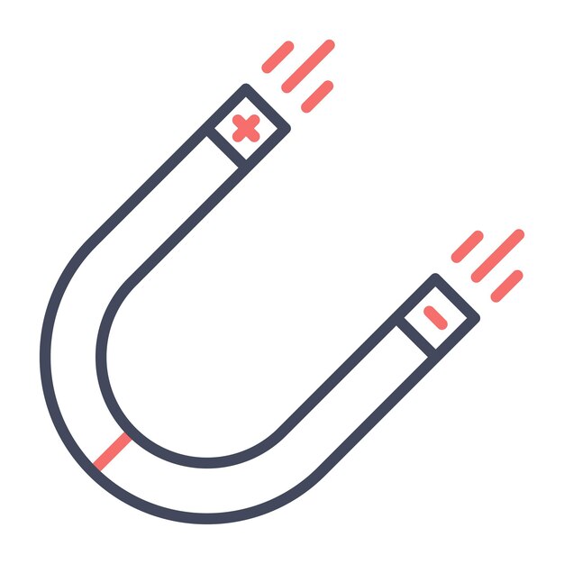 Style d'illustration vectorielle magnétique