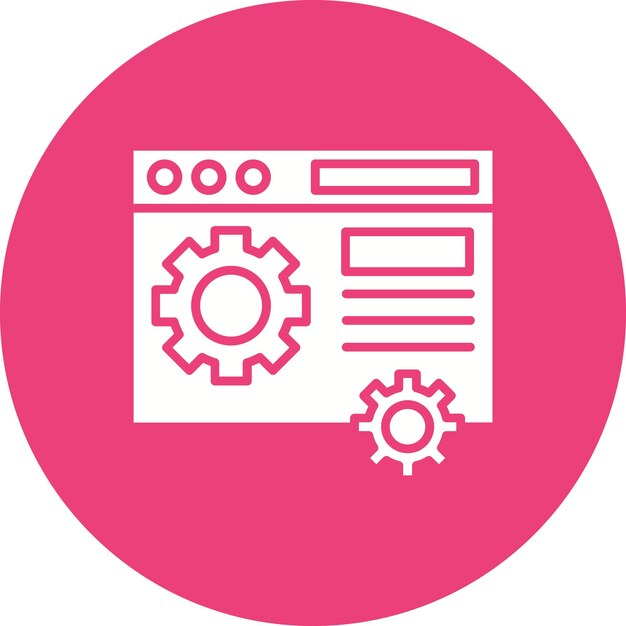 Style d'illustration vectorielle de maintenance Web