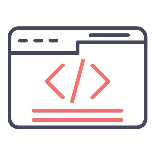 Style d'illustration vectorielle de programmation Web