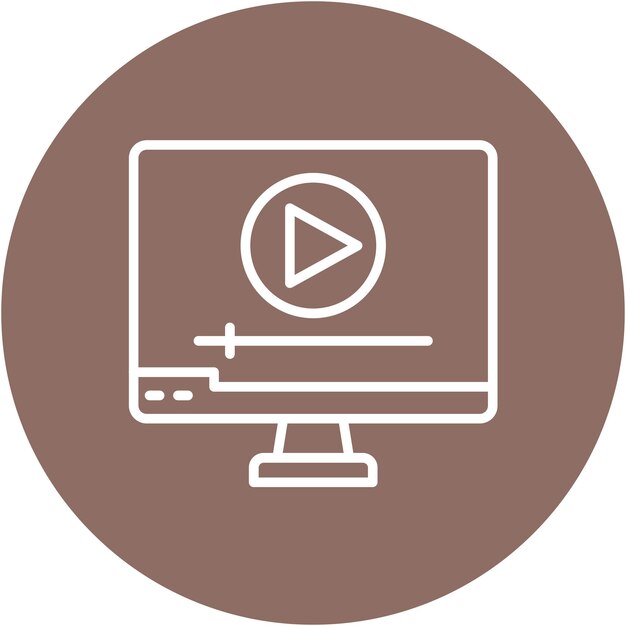 Style d'illustration vidéo vectorielle