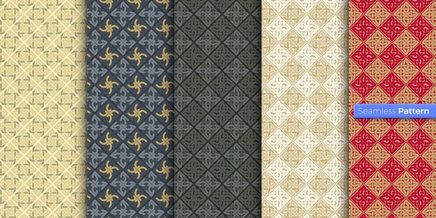 Vecteur style japonais motifs géométriques couleurs d'arrière-plan art contemporain style symétrique minimal pour le papier peint emballage textiles tissu vêtements souvenirs surface vecteur de motifs sans couture