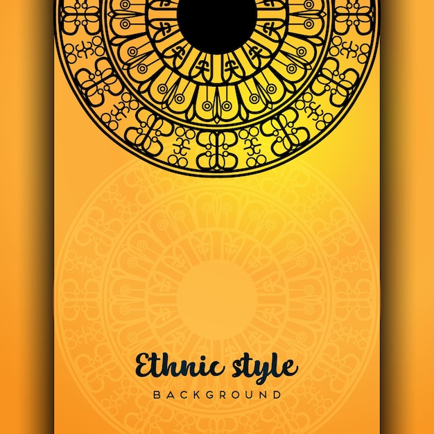 Vecteur style de mandala de luxe