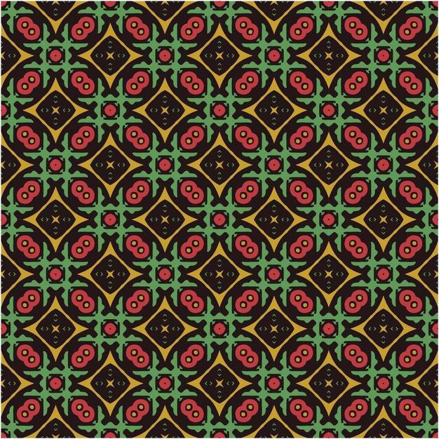 Style minimaliste de conception de motif ethnique