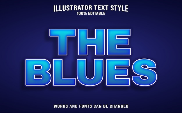 Le Style De Texte Blues