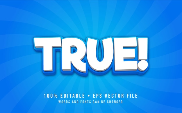 Style de texte d'effet de texte 3d modifiable