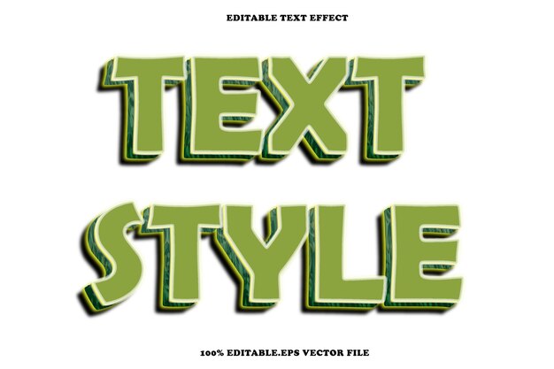 Style De Texte Effet De Texte Modifiable Style De Dégradé De Gaufrage 3d