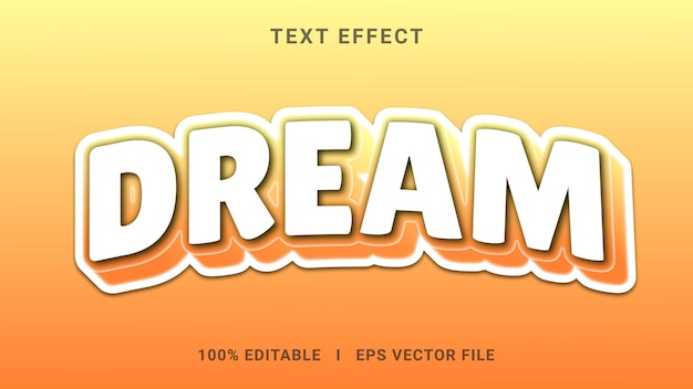 Style de texte moderne et d'affaires modifiable en 3D