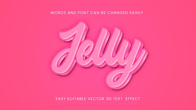 Style de texte modifiable Jully 3d