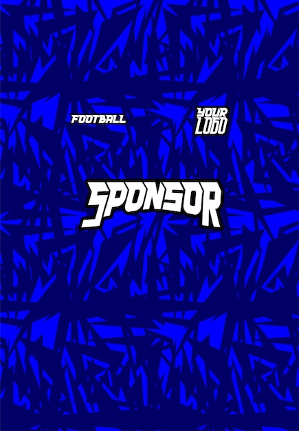 Sublimation du design du maillot de football sportif