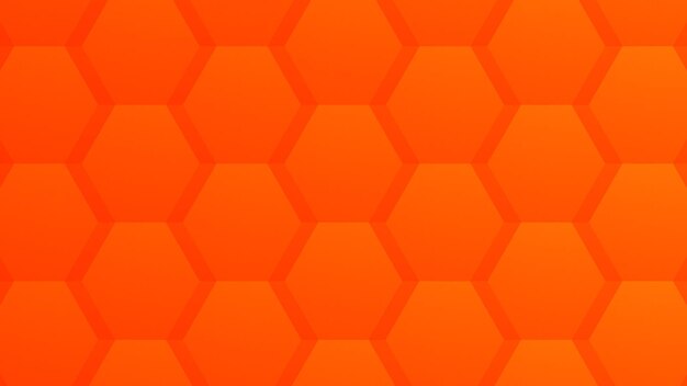 Subtle Orange Hex Tiling Warm Soft Abstract Geometric Vector Background